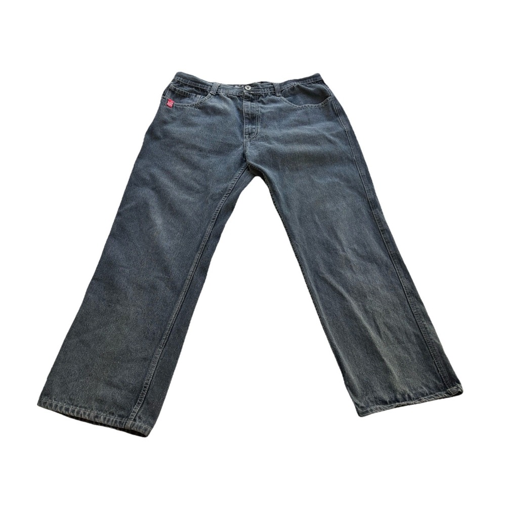 Men's Five Jungle & Co VTG Y2K Baggy Skater Grunge Hip Hop Blue Jeans Size 42x30